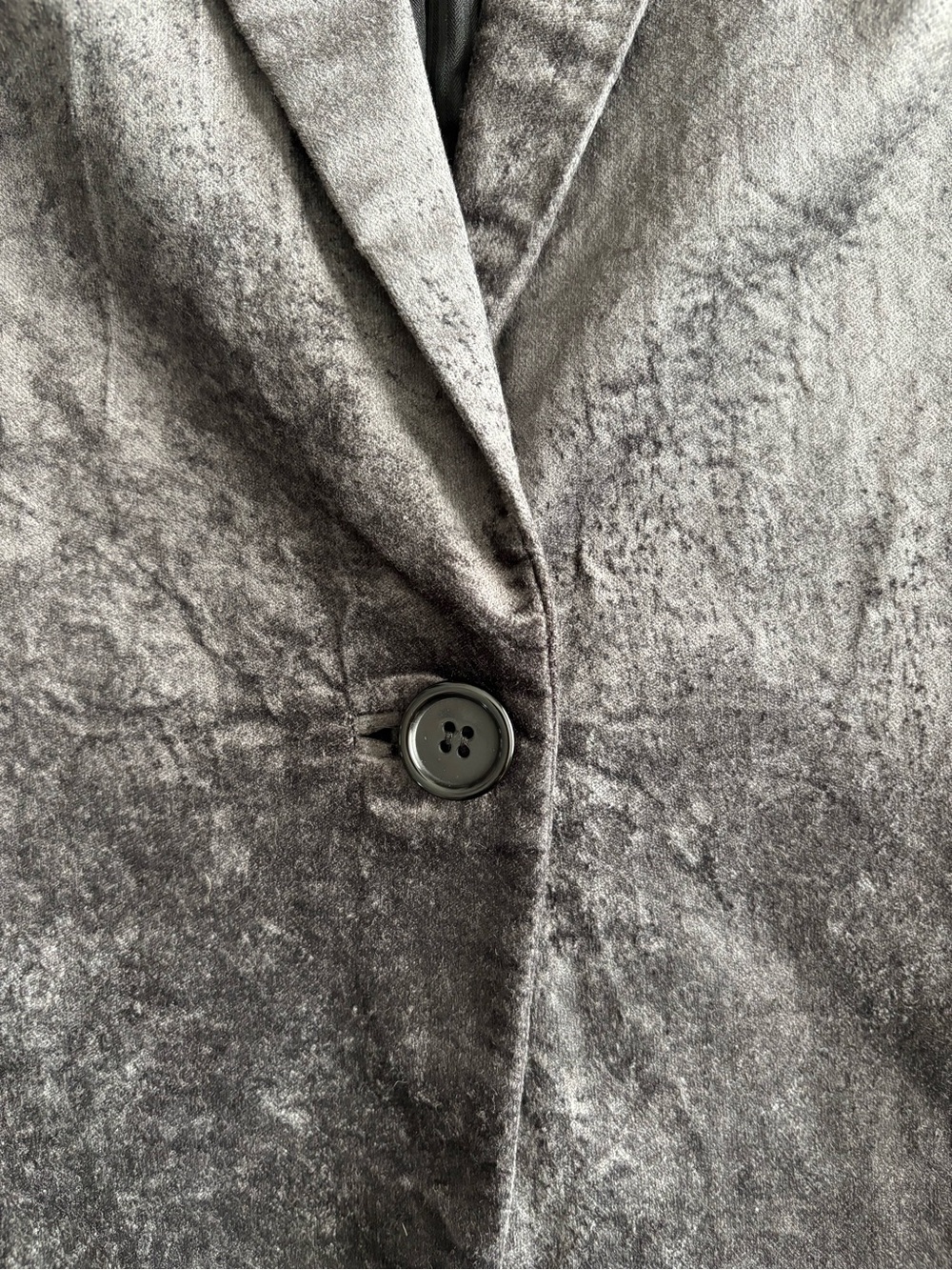 Club Monaco Gray Velvet-Look Blazer gray sz US 8 - Picture 9 of 13